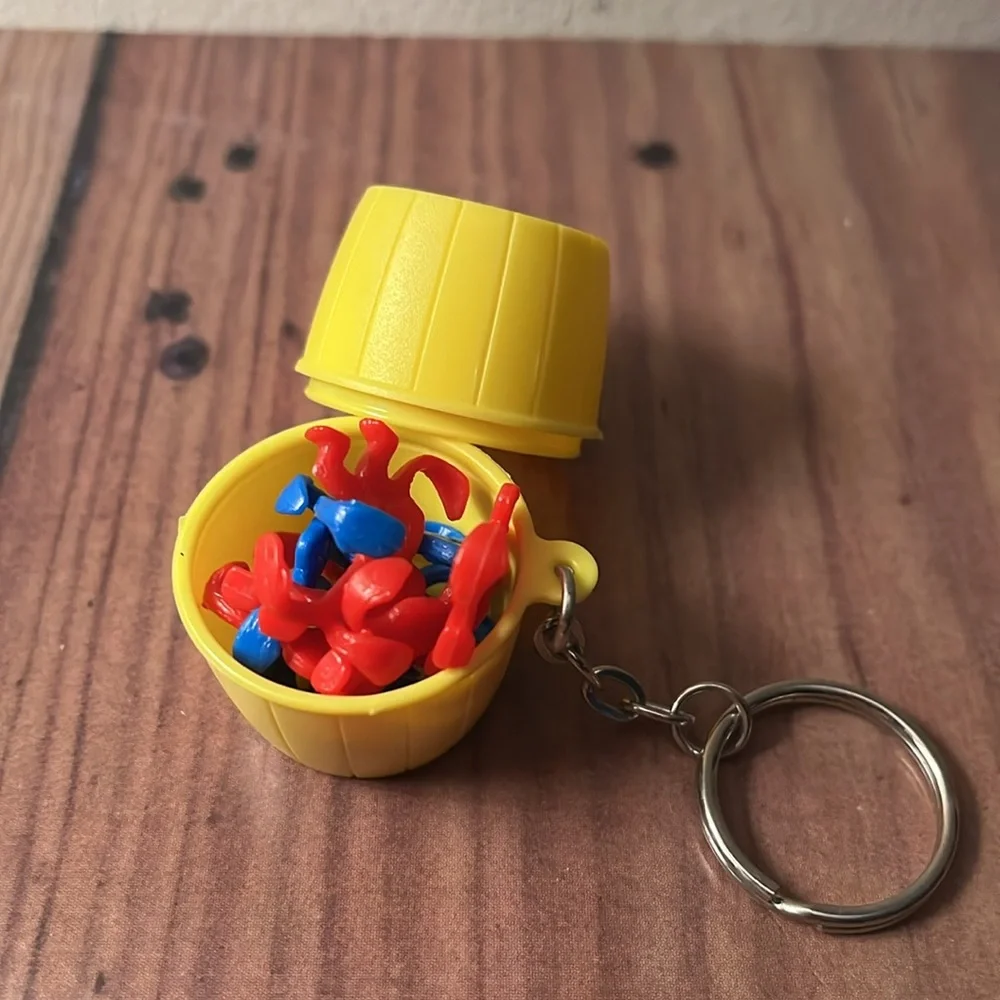 Vintage Monkey Barrel Keychain